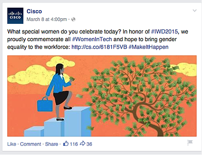 Cisco Relevant Post Facebook Tips