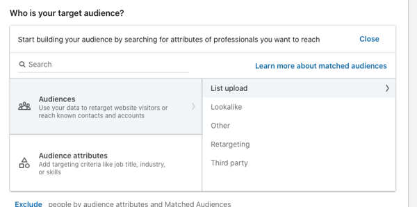 LinkedIn Ads Target Audience