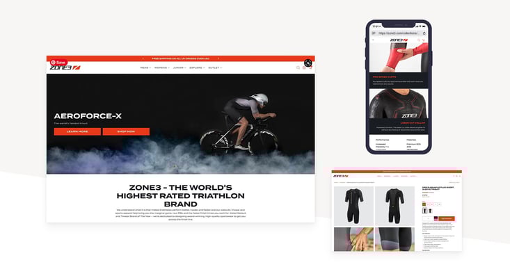 zone 3 website design up digital