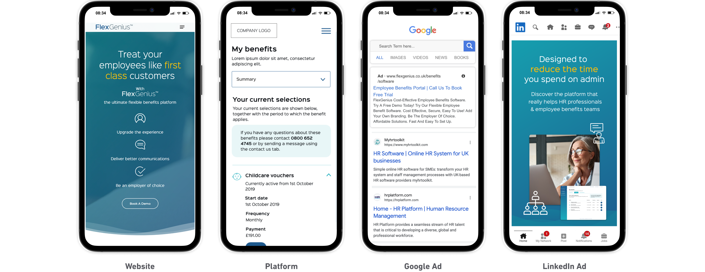 FlexGenius Mobile Mockups Image