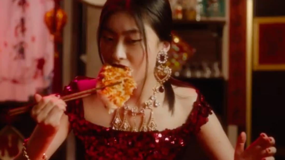 Dolce & Gabbana Chinese Video Pizza Chopsticks