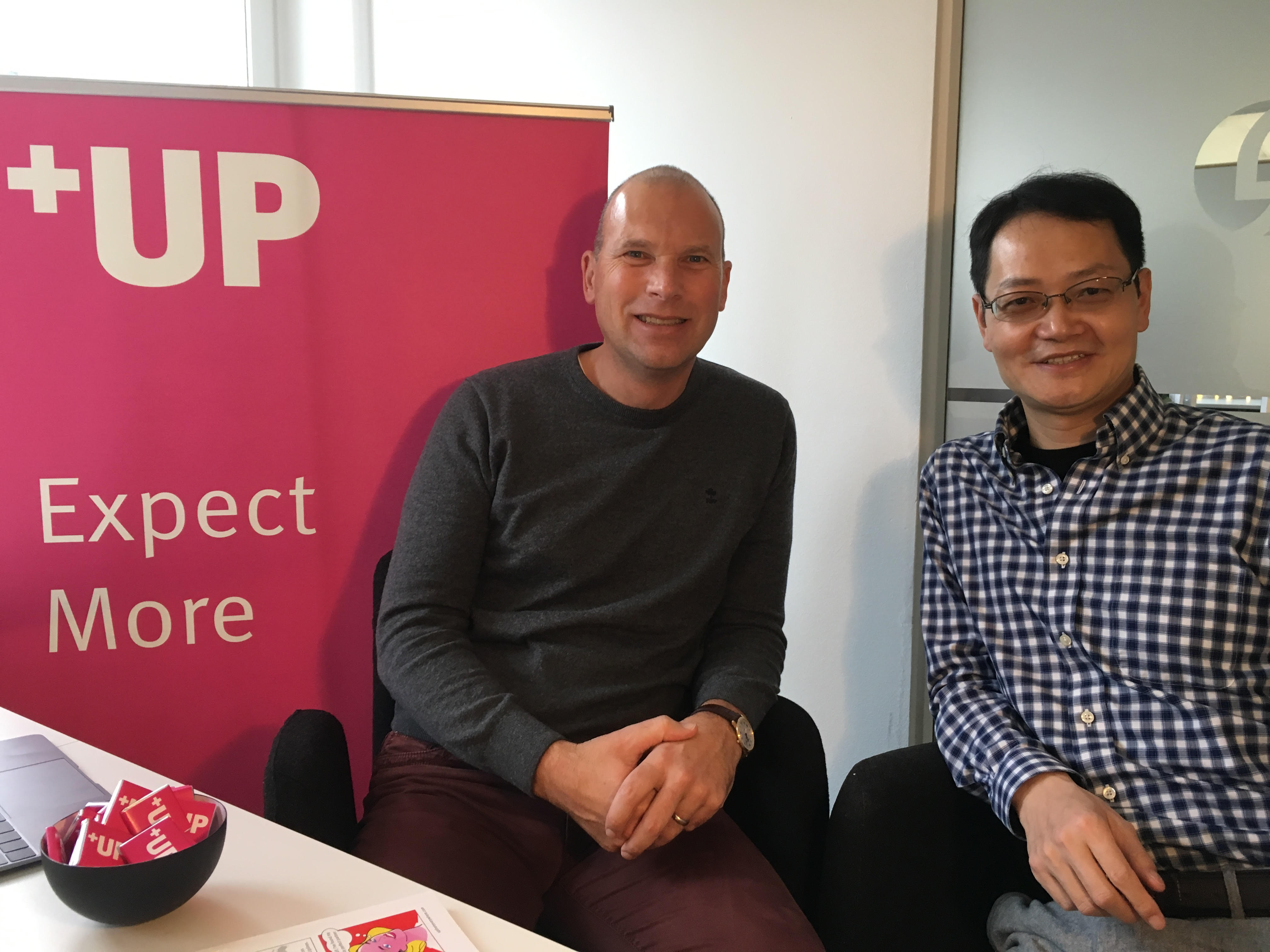 UP members lawrence masle and michael zhou