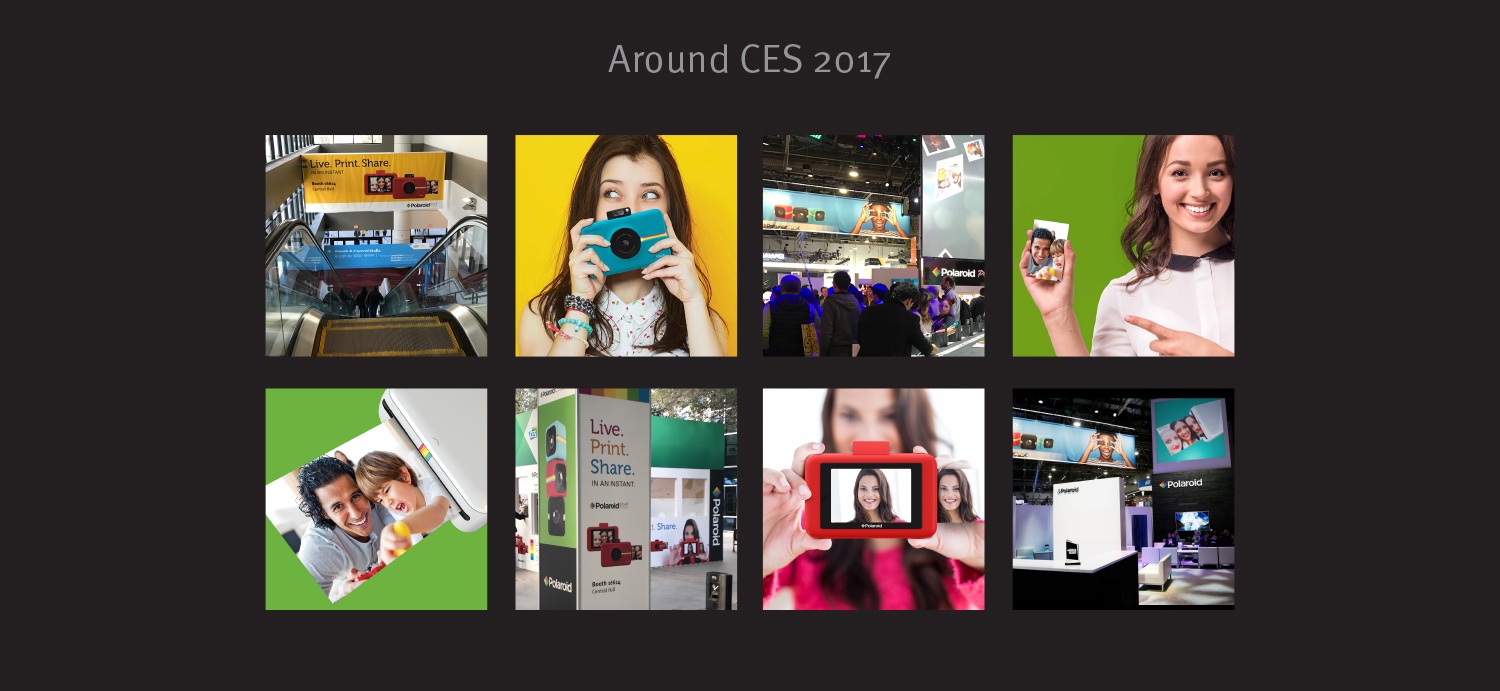 UP Digital Advertising Polaroid 2017 CES