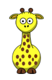 yellow giraffe